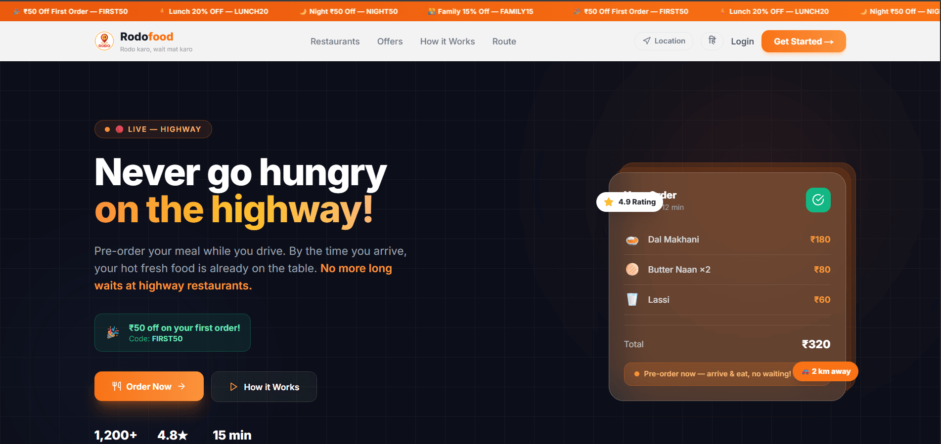 Rodofood App